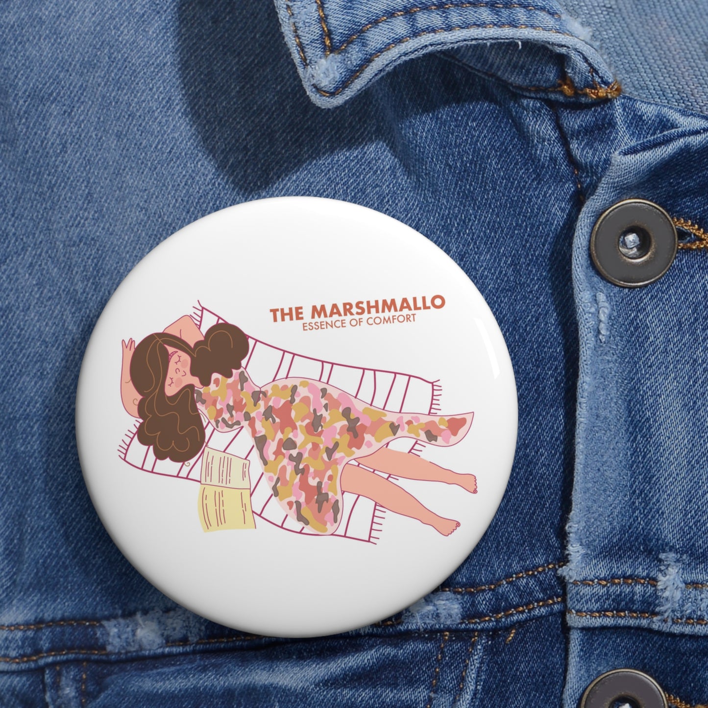 THE MARSHMALLO ESSENCE OF COMFORT PIN BUTTONS