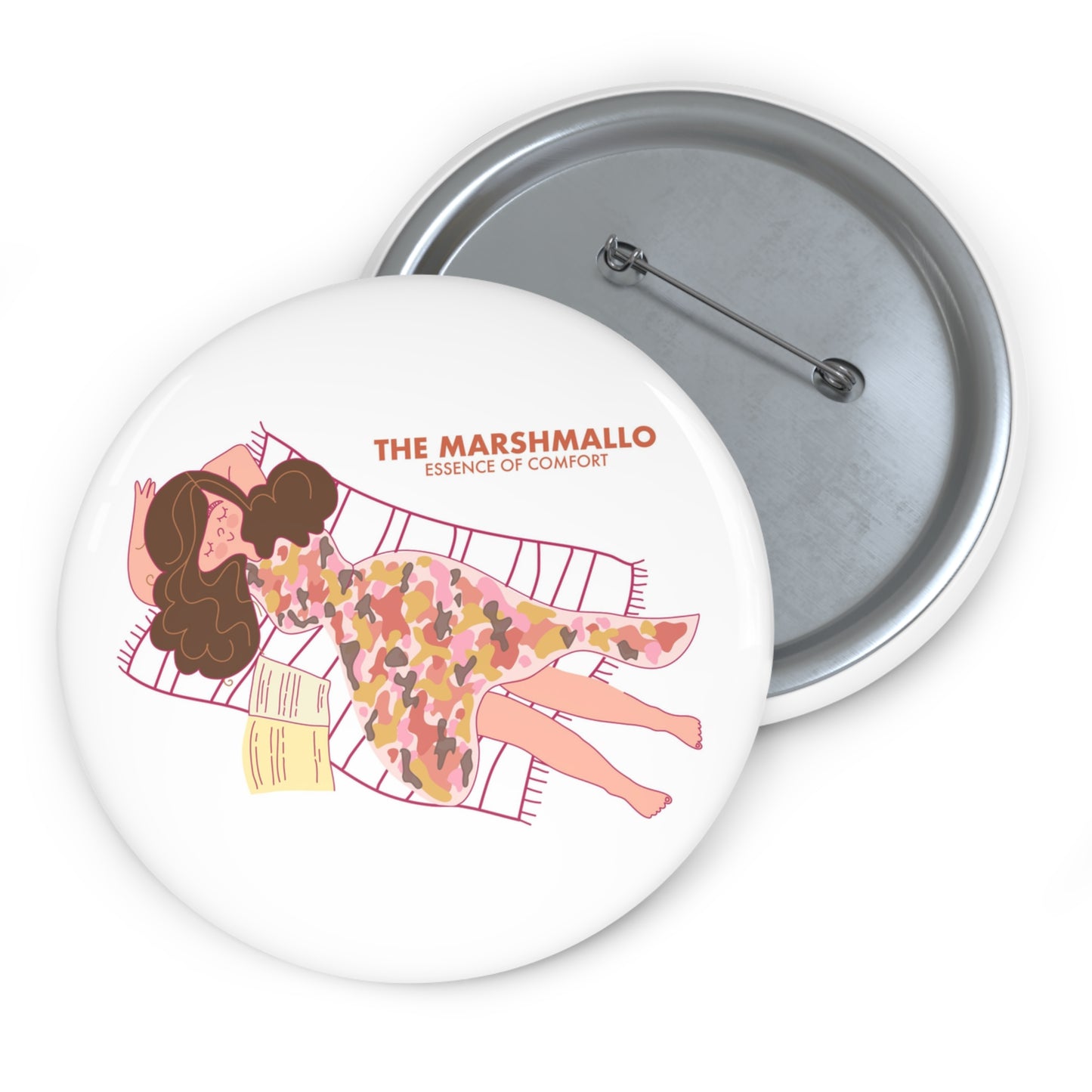 THE MARSHMALLO ESSENCE OF COMFORT PIN BUTTONS