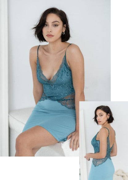 AQUA BLUE CHEMISE