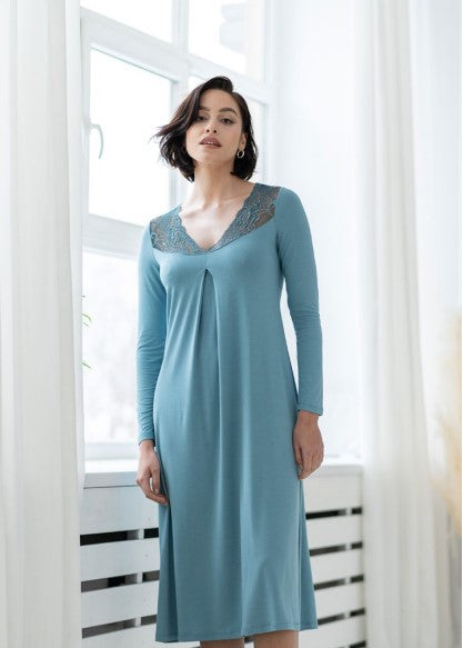 AQUA BLUE NIGHTDRESS