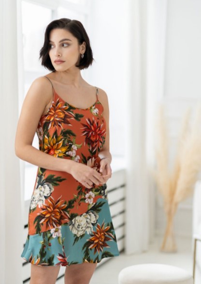 FLORAL IN BLOOM CHEMISE