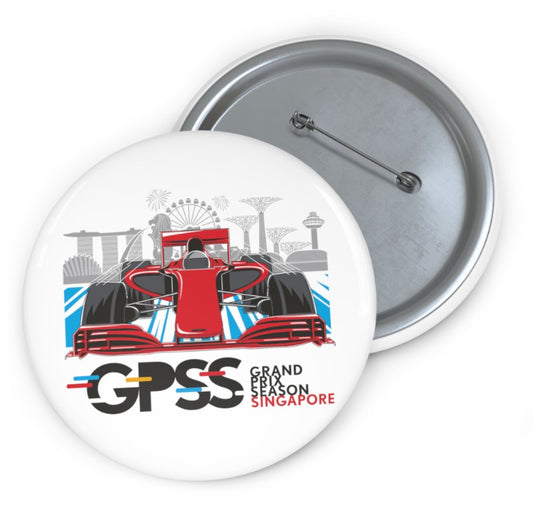 THE MARSHMALLO x GRAND PRIX SEASON SINGAPORE LIMITED EDITION Pin Buttons