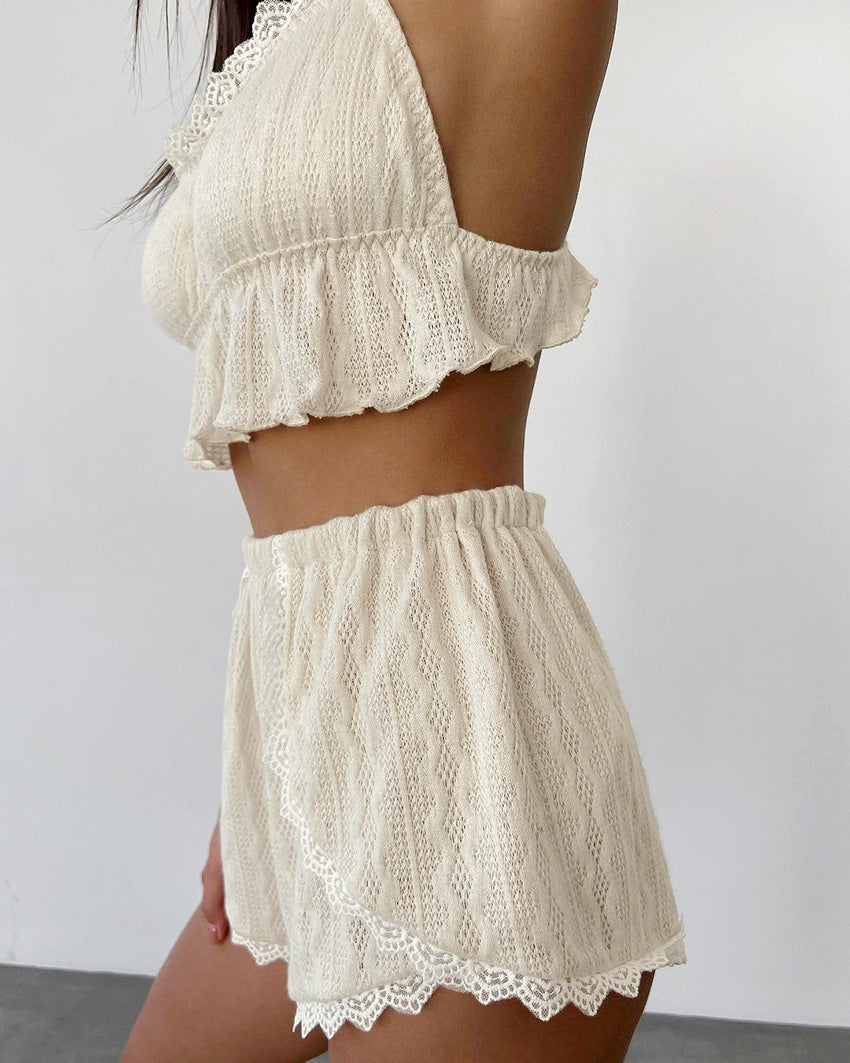 VANILLA DREAM CAMI & SHORTS SET